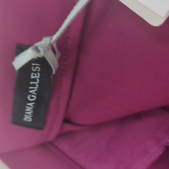 Fuchsia Knee Length Skirt - Picture 3 of 5